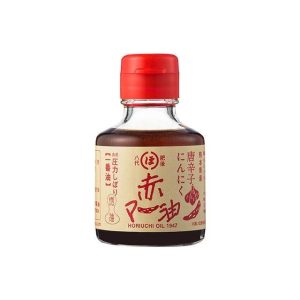 Horiuchi Aka Mayu würziges schwarzes Knoblauch-Chiliöl – 80g