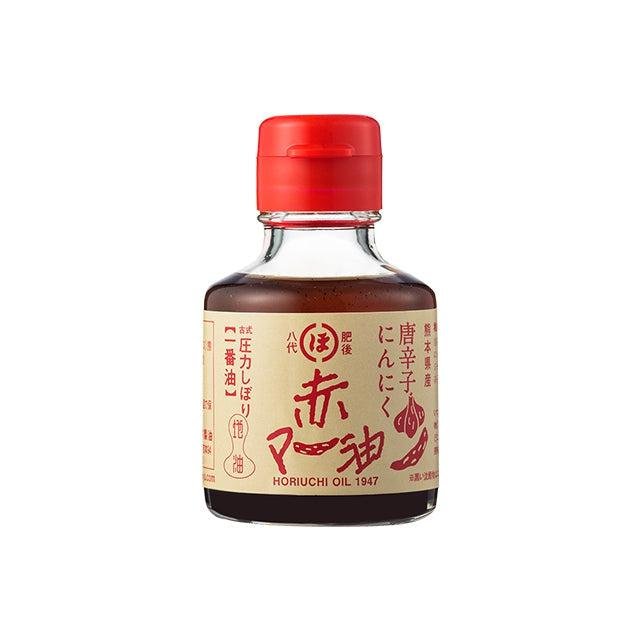 Horiuchi Aka Mayu Würzig Schwarzer Knoblauch Chili Öl 80g