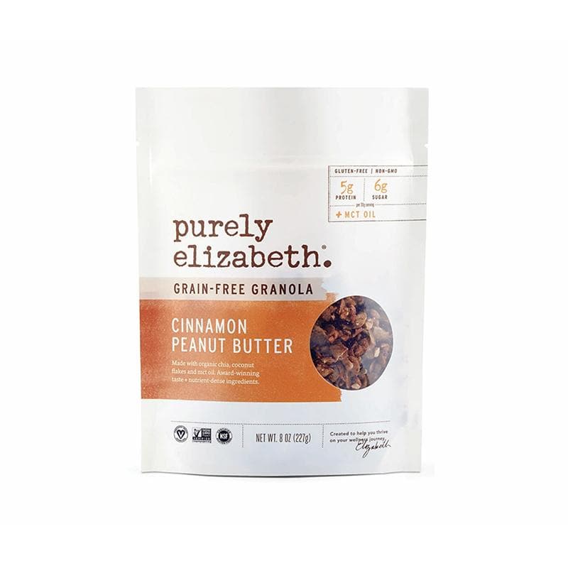 Rein Elizabeth – Zimt Erdnussbutter Getreidefreie Granola, 8oz
