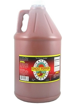 Dave's (NEU) Ghost Pfeffer Naga Jolokia Chilisauce, (Gallon) 128 oz