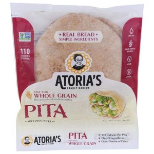Atoria’s Family Bakery Vollkornpita, – 12oz