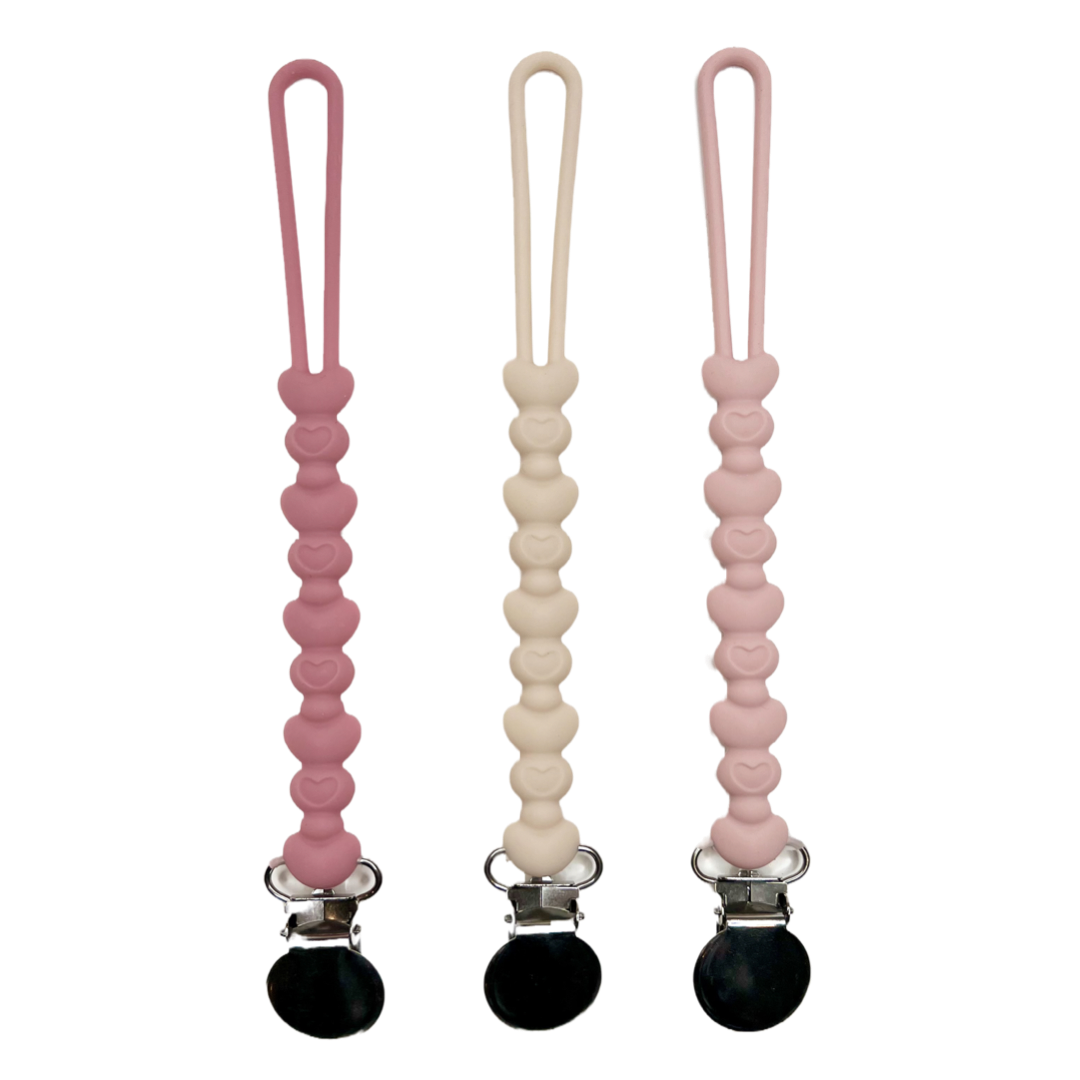 Calla und Freunde Silikon ungiftig Liebe Sie mehr Schnuller & Teether Clip