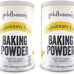 Goldbaums Aluminum-Free Baking Pulver, glutenfrei, Null-Cholesterin, 8 Unzen (Packung mit 2)