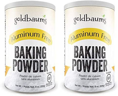Goldbaums aluminiumfreies Backpulver, glutenfrei, ohne Cholesterin, 8 oz (Packung mit 2)