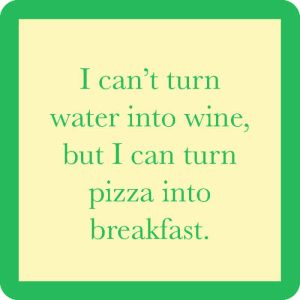 Drinks on Me Untersetzer – Wasser in Wein