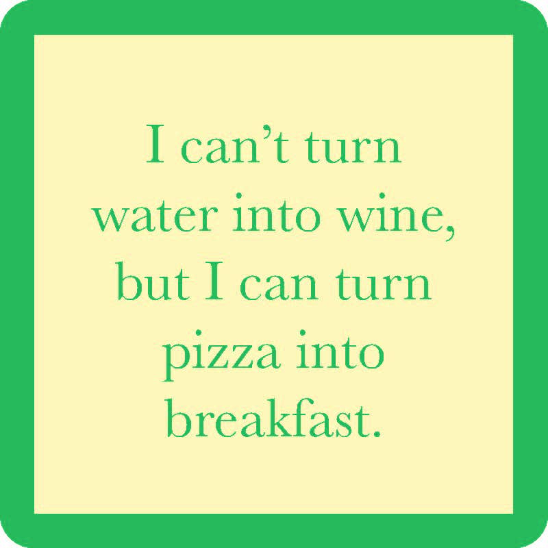 Drinks on Me Untersetzer – Wasser in Wein