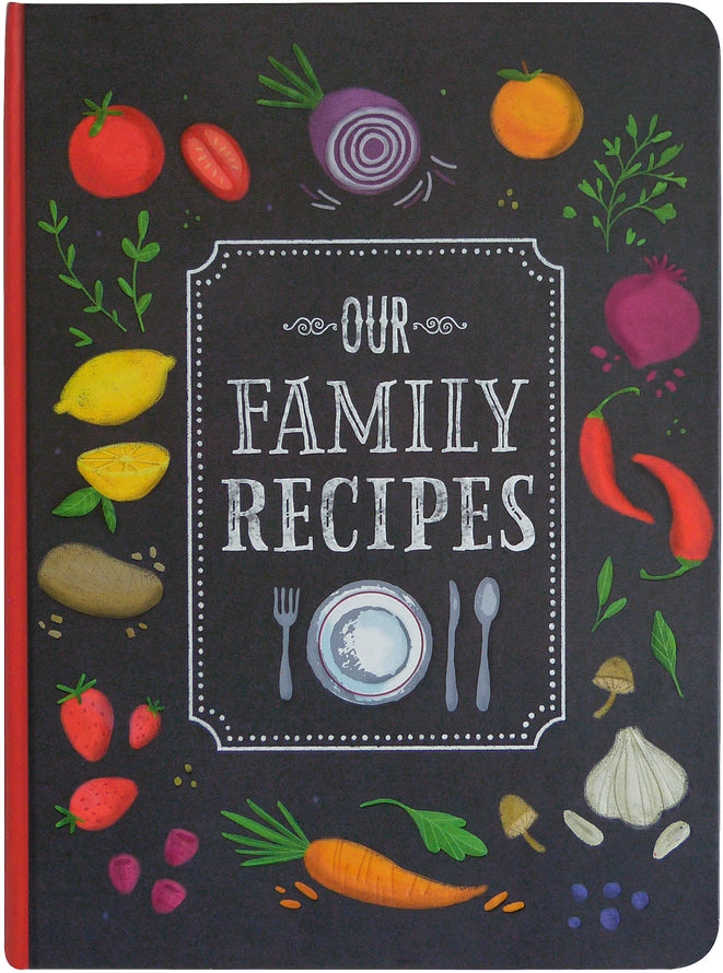 Unsere Familienrezepte – Rezeptbuch zum Ausfüllen