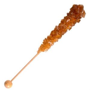 Brauner Stein Bonbon-Sticks Wurzel Bier schwimmen – 10 zählen