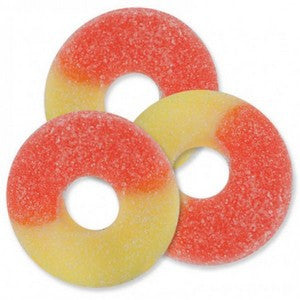 Pfirsich Ringe Bulk 1/2 lb