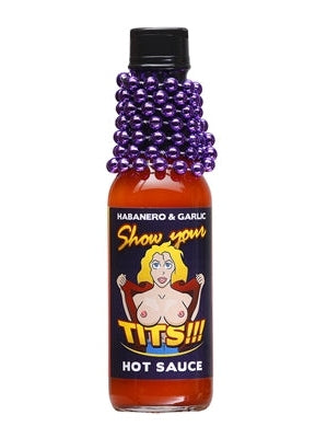 Chilisauce Zeigen Sie Ihre Titten Habanero Knoblauch 5 oz Hitze 7 Perlen