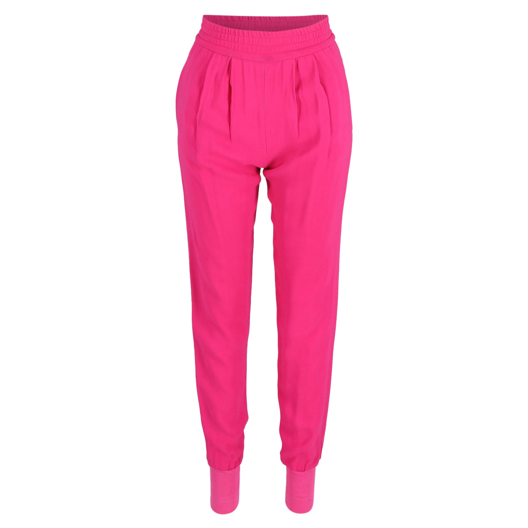 Stella McCartney Lockere Passform Jogginghose aus heißem rosa Polyester