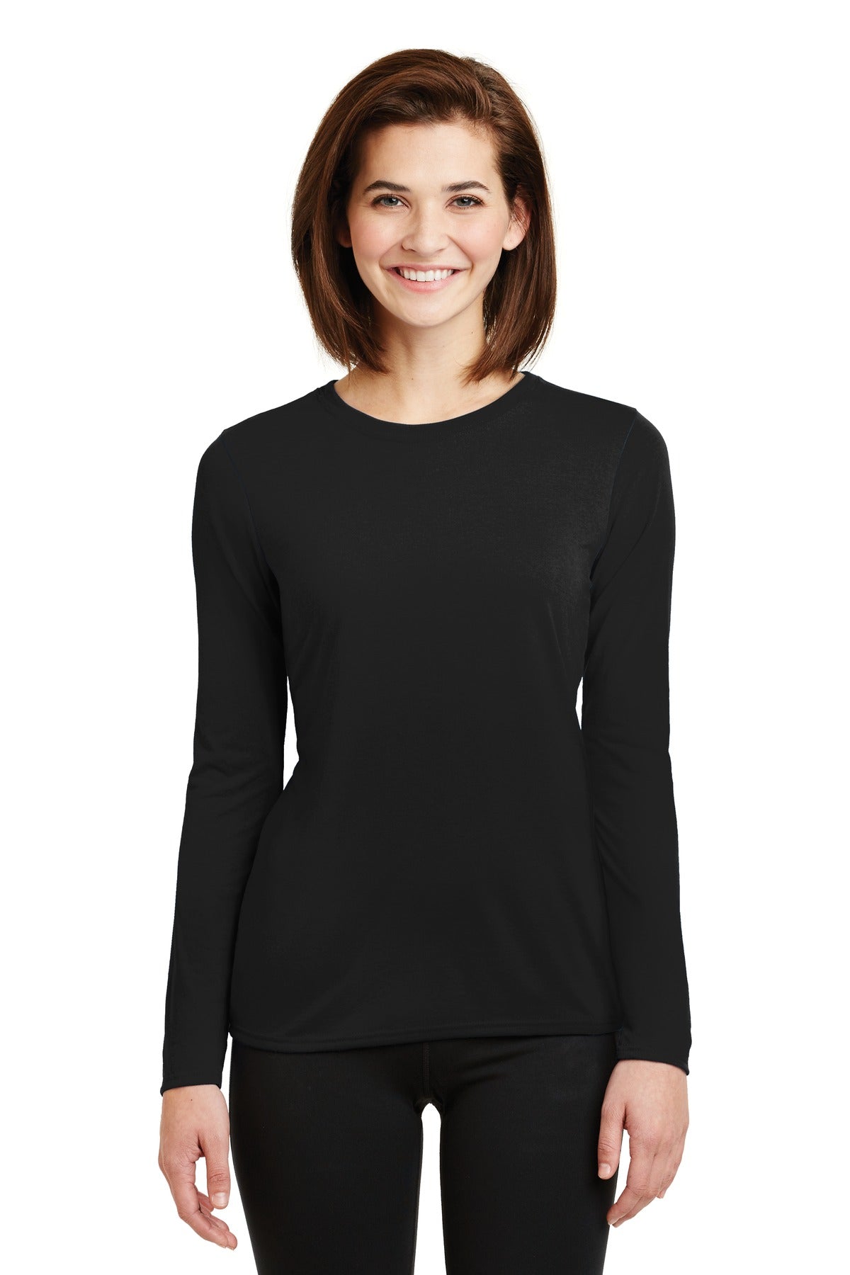 Gildan Damen Gildan Performance T-Shirt mit langen Ärmeln