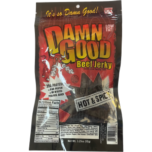 Verdammt gut Hot & scharf Rindfleisch Jerky