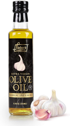 Lieber’s Knoblauch Infused Olivenöl extra vergine, 8,45 oz.