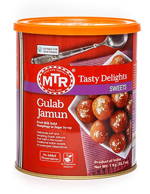 MTR Gulab Jamun Dose,1 Kg (35.27oz)