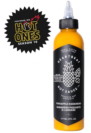 Herzschlag Ananas Habanero Chilisauce, 6oz