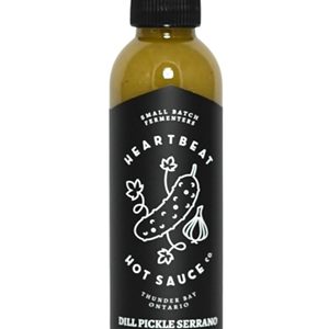 Heartbeat Dill Pickle Serrano scharfe Sauce. – 6oz