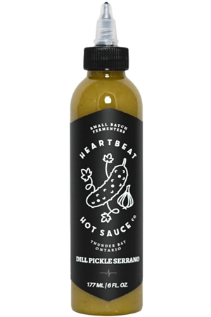 Herzschlag Dill Pickle Serrano Chilisauce, 6oz