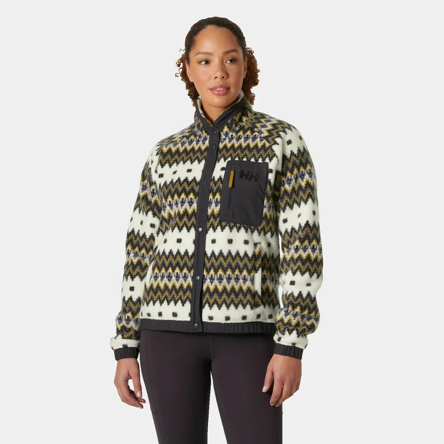Helly Hansen Imperial Bedruckte Pile Snap Fleece Jacke – Damen