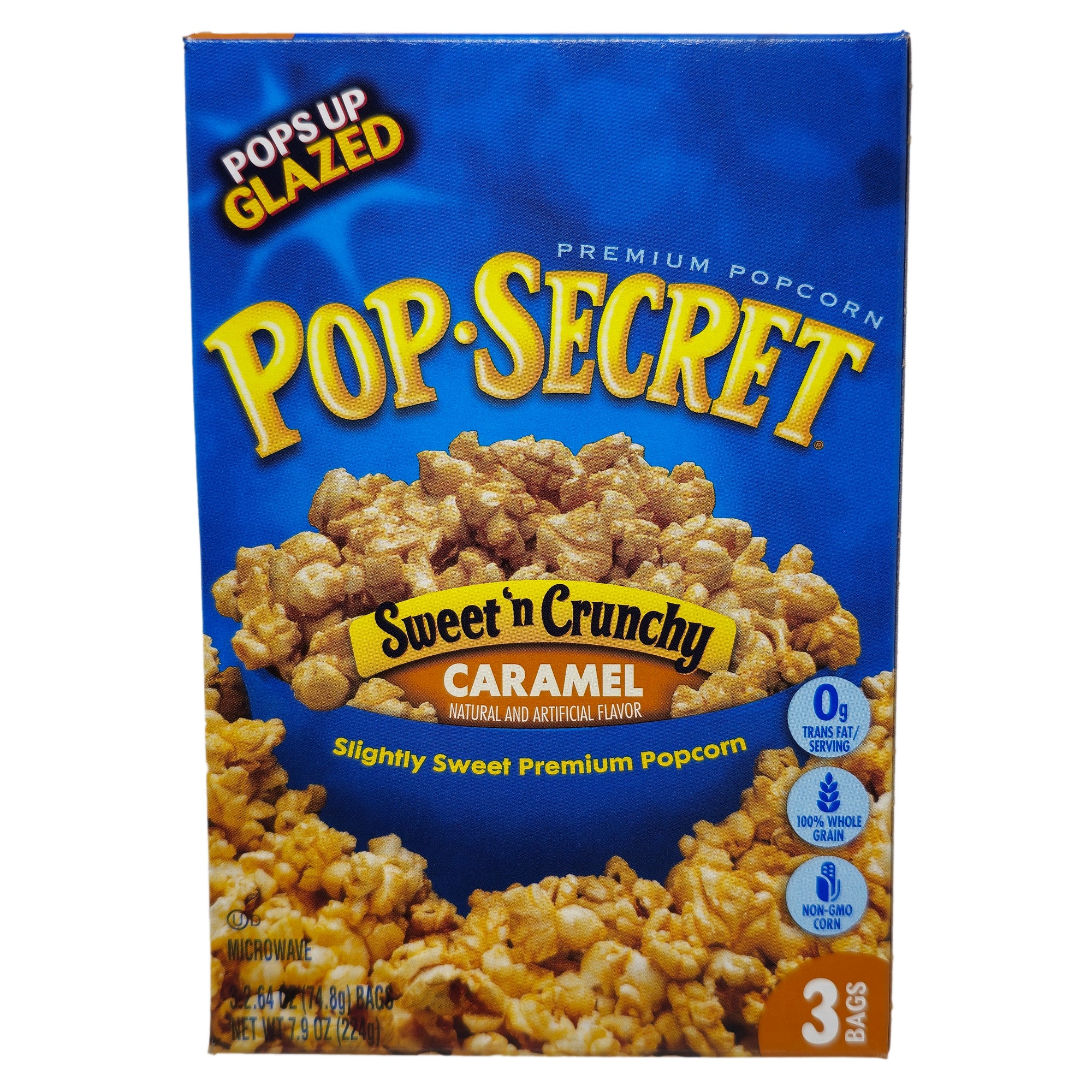 3pk – Pop Secret süß'n knusprig Karamell Popcorn – 7,9 Unzen