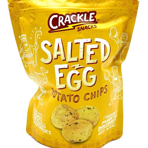 Crackle Snacks – Gesalzene Eierkartoffelchips – 70 G