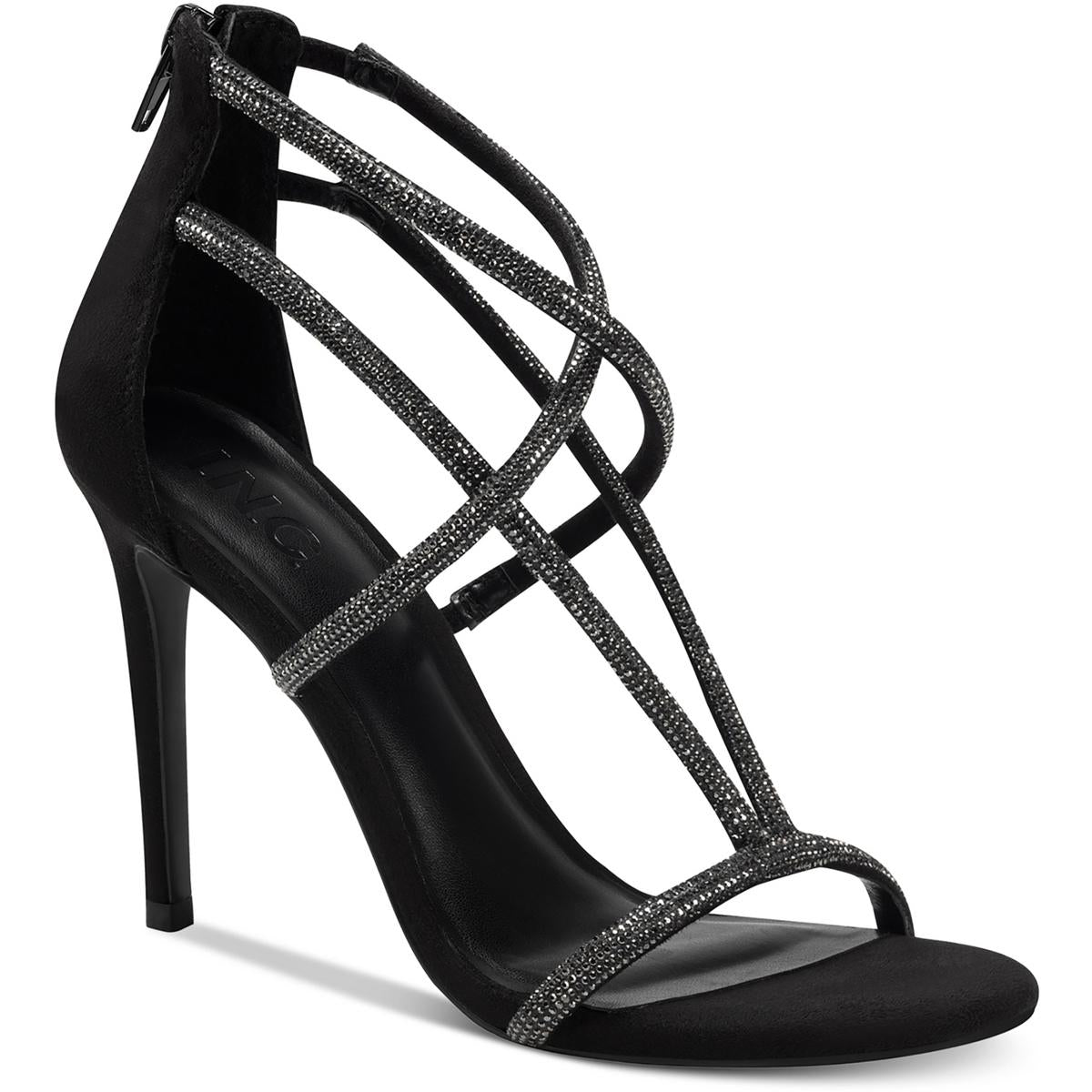 Krista offene Zehe Knöchelriemen Absatzschuhe