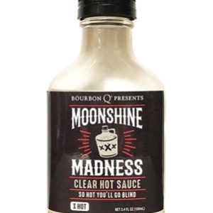 scharfe Sauce Mondschein Wahnsinn klar 3,4 Unzen Hitze 5 $6,98