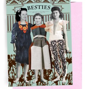 erin smith art – besties Grußkarte