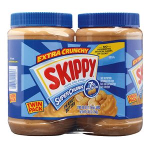 Skippy Erdnussbutter, Super Chunk, 48 oz, 2 Stück
