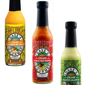 Dave’s Gourmet Creamy scharfe Sauce Geschenkpackung, 3/ . – 8oz