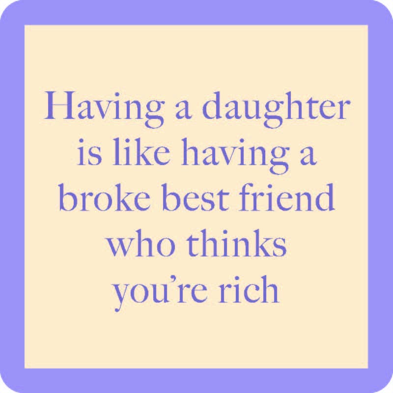 Drinks on Me Untersetzer – Broke Best Friend