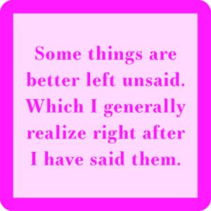 Drinks on Me Untersetzer – Left Unsaid