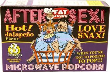 Nach dem Sex! Jalapeno Popcorn, 3,5 Unzen