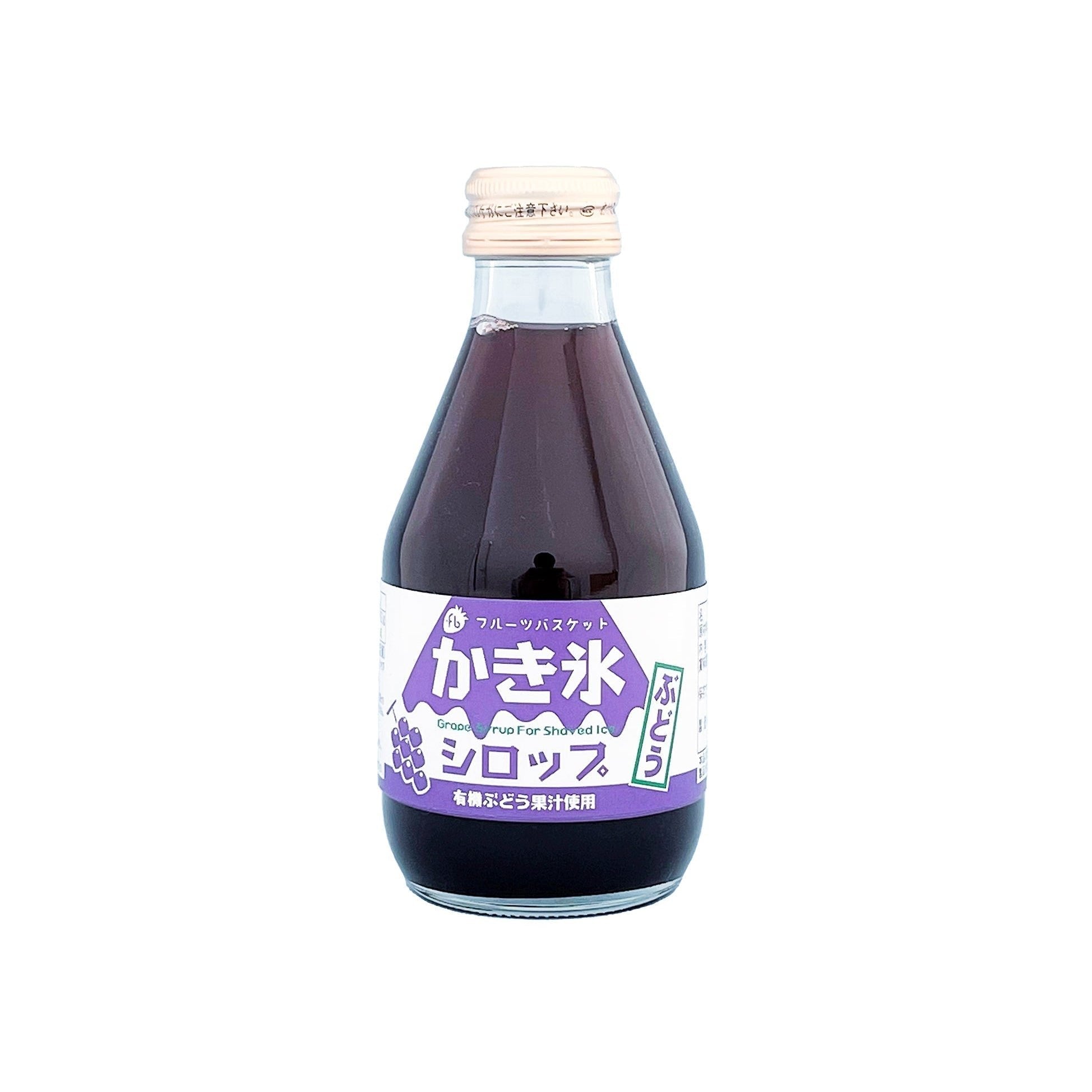 Obstkorb Bio Trauben Kakigori Rasierte Eis Sirup 180ml