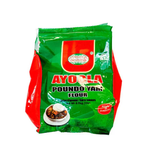 Ayoola Poundo Yam Mehl 1lb – Authentische afrikanische Yam Mehl