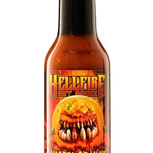 Hellfire Angry Orange Kirsche orange Schnitter scharfe Sauce, . – 5oz