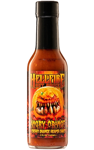 Hellfire Angry Orange Kirsche Orange Reaper Chilisauce, 5oz
