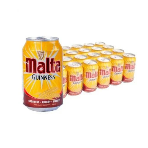 Malta Guinness Dose – Packung mit 6 erfrischenden, alkoholfreien Malzgetränken