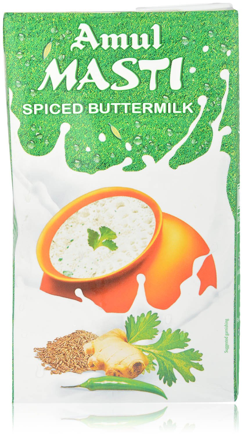 Amul Masti Spiced Buttermilk Milch Drink, 1L (33,8 fl oz.)