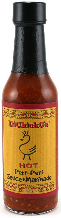 DiChickO's Hot Peri Peri Sauce und Marinade, 5oz