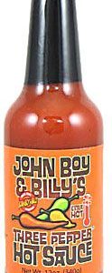 John Junge & billy-s extra heiß 3 Pfeffer scharfe Sauce, . – 5oz