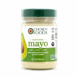 Ausgewählt Essen Traditionelle Keto Mayo 100% Avocado Öl basierend
