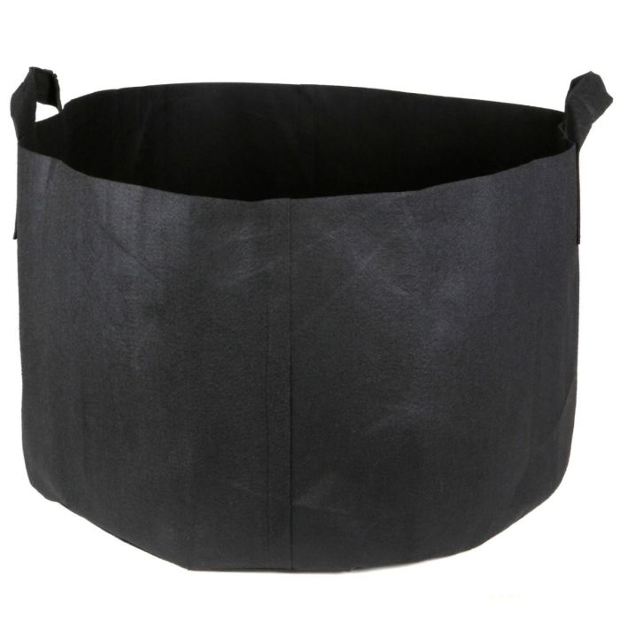 25-Gallone kurze Belüftung wachsen Tasche w / Griffe (schwarz 14H x 23D)