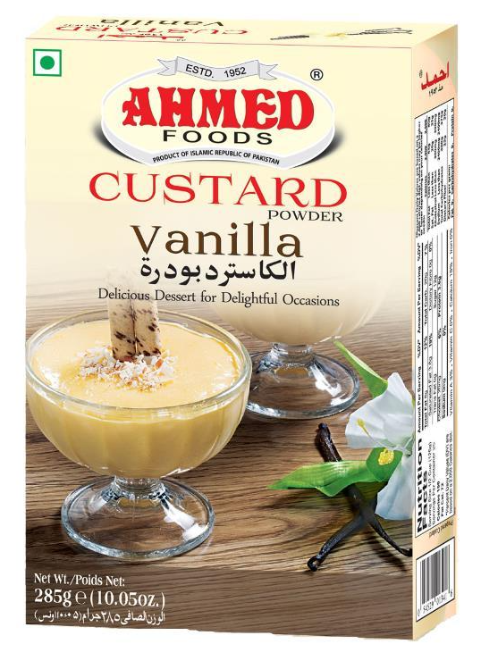 Ahmed Custard Pulver – Vanillegeschmack 285g
