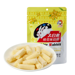 Weißes Kaninchen Osmanthus-aromatisiert Creamy Süßigkeiten 58g