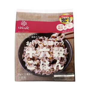 Hakubaku 16-Grain Reis Topping japanische Multigrain Mischung 15 Pakete