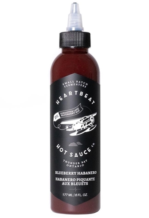 Herzschlag Heidelbeere Habanero Chilisauce, 6oz
