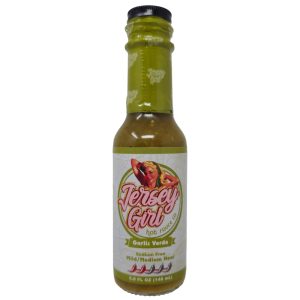 Jersey Mädchen Knoblauch verde scharfe Sauce natriumfrei – . – 5oz