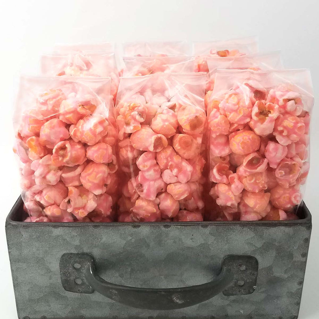 Rosa Baumwolle Süßigkeiten Popcorn Gefälligkeiten