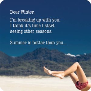 Drinks on Me Untersetzer – Lieber Winteruntersetzer